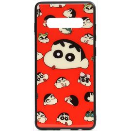 Придбати Чехол-накладка TOTO Cartoon Print Glass Case Samsung Galaxy S10+ A monkey, image , характеристики, відгуки