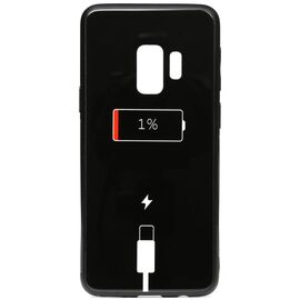 Придбати Чехол-накладка TOTO Cartoon Print Glass Case Samsung Galaxy S9 Battery Charge, image , характеристики, відгуки