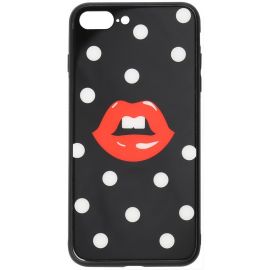 Купить Чехол-накладка TOTO Cartoon Print Glass Case Apple iPhone 7 Plus/8 Plus Red Lips, фото , характеристики, отзывы