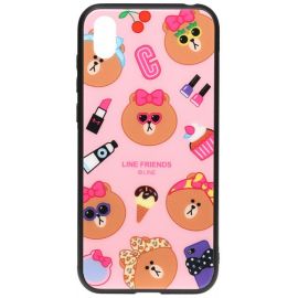 Придбати Чехол-накладка TOTO Cartoon Print Glass Case Huawei Y5 2019 Line friends Linc, image , характеристики, відгуки