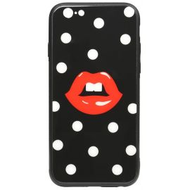 Купить Чехол-накладка TOTO Cartoon Print Glass Case Apple iPhone 6/6s Red Lips, фото , характеристики, отзывы