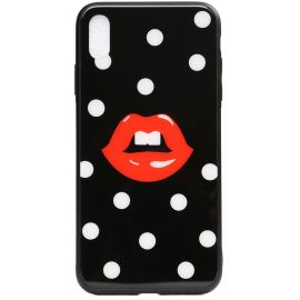 Купить Чехол-накладка TOTO Cartoon Print Glass Case Apple iPhone XS Max Red Lips, фото , характеристики, отзывы