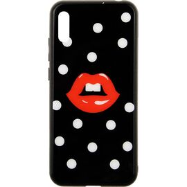 Придбати Чехол-накладка TOTO Cartoon Print Glass Case Huawei Y6 2019 Red Lips, image , характеристики, відгуки