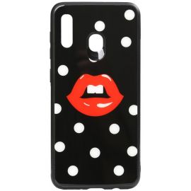 Купить Чехол-накладка TOTO Cartoon Print Glass Case Huawei Y7 2019 Red Lips, фото , характеристики, отзывы