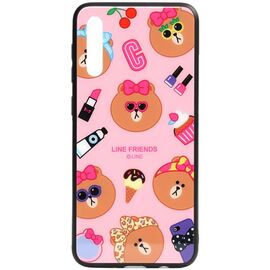 Придбати Чехол-накладка TOTO Cartoon Print Glass Case Samsung Galaxy A70 Line friends Linc, image , характеристики, відгуки