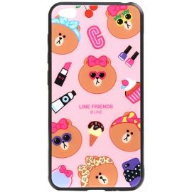 Купить Чехол-накладка TOTO Cartoon Print Glass Case Xiaomi Redmi Go Line friends Linc, фото , характеристики, отзывы