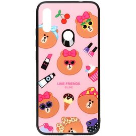 Купить Чехол-накладка TOTO Cartoon Print Glass Case Xiaomi Redmi Note 7 Line friends Linc, фото , характеристики, отзывы