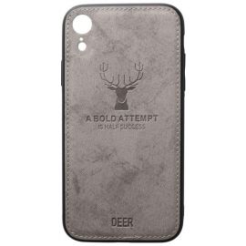 Придбати Чехол-накладка TOTO Deer Shell With Leather Effect Case Apple iPhone XR Grey, image , характеристики, відгуки
