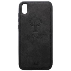 Купить Чехол-накладка TOTO Deer Shell With Leather Effect Case Huawei Y5 2019 Black, фото , характеристики, отзывы