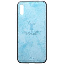 Купить Чехол-накладка TOTO Deer Shell With Leather Effect Case Huawei Y6 2019 Blue, фото , характеристики, отзывы