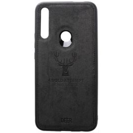 Купить Чехол-накладка TOTO Deer Shell With Leather Effect Case Huawei P Smart Z Black, фото , характеристики, отзывы