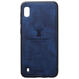 Купить Чехол-накладка TOTO Deer Shell With Leather Effect Case Samsung Galaxy A10 Dark Blue, фото , характеристики, отзывы