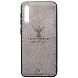 Купить Чехол-накладка TOTO Deer Shell With Leather Effect Case Samsung Galaxy A40 Grey, фото , характеристики, отзывы