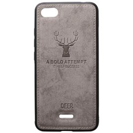 Придбати Чехол-накладка TOTO Deer Shell With Leather Effect Case Xiaomi Redmi 6A Grey, image , характеристики, відгуки