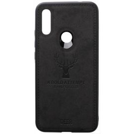 Купить Чехол-накладка TOTO Deer Shell With Leather Effect Case Xiaomi Redmi 7 Black, фото , характеристики, отзывы