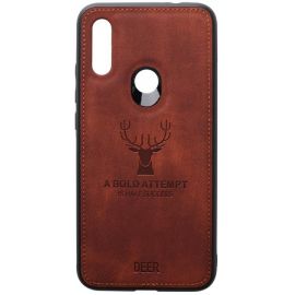 Придбати Чехол-накладка TOTO Deer Shell With Leather Effect Case Xiaomi Redmi 7 Brown, image , характеристики, відгуки