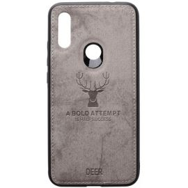 Купить Чехол-накладка TOTO Deer Shell With Leather Effect Case Xiaomi Redmi 7 Grey, фото , характеристики, отзывы