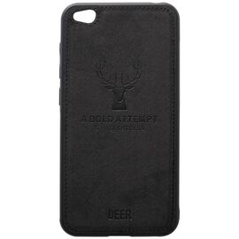 Купить Чехол-накладка TOTO Deer Shell With Leather Effect Case Xiaomi Redmi Go Black, фото , характеристики, отзывы