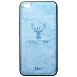 Придбати Чехол-накладка TOTO Deer Shell With Leather Effect Case Xiaomi Redmi Go Blue, image , характеристики, відгуки