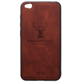Купить Чехол-накладка TOTO Deer Shell With Leather Effect Case Xiaomi Redmi Go Brown, фото , характеристики, отзывы