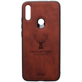 Купить Чехол-накладка TOTO Deer Shell With Leather Effect Case Xiaomi Redmi Note 7 Brown, фото , характеристики, отзывы