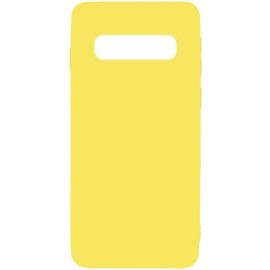 Купить Чехол-накладка TOTO 1mm Matt TPU Case Samsung Galaxy S10+ Yellow, фото , характеристики, отзывы