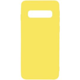 Купить Чехол-накладка TOTO 1mm Matt TPU Case Samsung Galaxy S10+ Yellow, фото , характеристики, отзывы