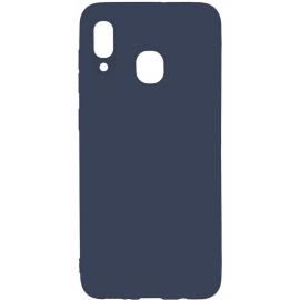 Придбати Чехол-накладка TOTO 1mm Matt TPU Case Samsung Galaxy A20/A30 Navy Blue, image , характеристики, відгуки