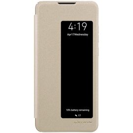 Придбати Чехол-книжка Nillkin Sparkle Leather Case Huawei P30 Gold, image , характеристики, відгуки