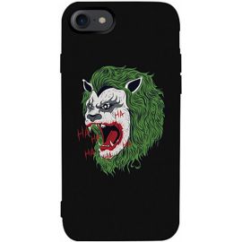 Купить Чехол-накладка TOTO Matt TPU 2mm Print Case Apple iPhone 7/8/SE 2020 #12 Green Lion Black, фото , характеристики, отзывы