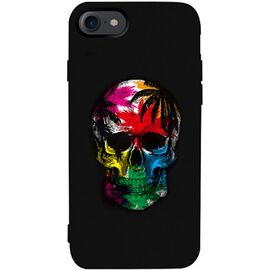 Придбати Чехол-накладка TOTO Matt TPU 2mm Print Case Apple iPhone 7/8/SE 2020 #29 Skull Black, image , характеристики, відгуки