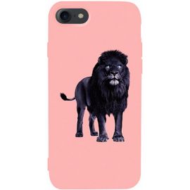 Купить Чехол-накладка TOTO Matt TPU 2mm Print Case Apple iPhone 7/8/SE 2020 #36 Blacklion Pink, фото , характеристики, отзывы