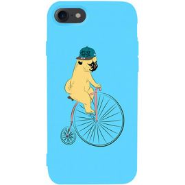 Придбати Чехол-накладка TOTO Matt TPU 2mm Print Case Apple iPhone 7/8/SE 2020 #10 Dog Ride Sky Blue, image , характеристики, відгуки