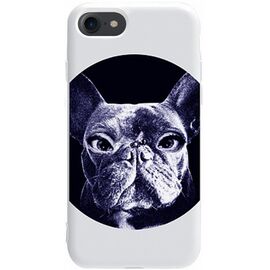 Купить Чехол-накладка TOTO Pure TPU 2mm Print Case Apple iPhone 7/8/SE 2020 #74 Dogbz White, фото , характеристики, отзывы