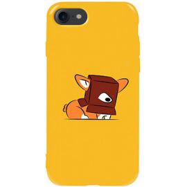 Придбати Чехол-накладка TOTO Pure TPU 2mm Print Case Apple iPhone 7/8/SE 2020 #31 Korgi Yellow, image , характеристики, відгуки