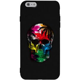 Придбати Чехол-накладка TOTO Matt TPU 2mm Print Case Apple iPhone 6/6s #29 Skull Black, image , характеристики, відгуки