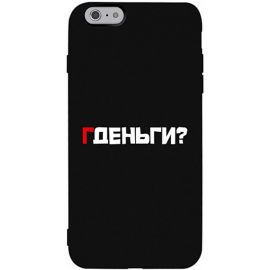 Купить Чехол-накладка TOTO Matt TPU 2mm Print Case Apple iPhone 6/6s #61 Gdedengi Black, фото , характеристики, отзывы