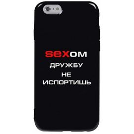 Придбати Чехол-накладка TOTO Pure TPU 2mm Print Case Apple iPhone 6/6s #22 Sex Black, image , характеристики, відгуки