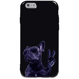 Купить Чехол-накладка TOTO Pure TPU 2mm Print Case Apple iPhone 6/6s #80 Cooldog Black, фото , характеристики, отзывы