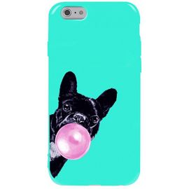 Придбати Чехол-накладка TOTO Pure TPU 2mm Print Case Apple iPhone 6/6s #75 Bubbledog Mint, image , характеристики, відгуки