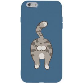 Придбати Чехол-накладка TOTO Matt TPU 2mm Print Case Apple iPhone 6/6s #62 Catzad Navy Blue, image , характеристики, відгуки