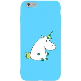 Купить Чехол-накладка TOTO Matt TPU 2mm Print Case Apple iPhone 6/6s #1 Unicorn Circle Sky Blue, фото , характеристики, отзывы