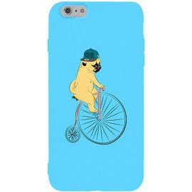Купить Чехол-накладка TOTO Matt TPU 2mm Print Case Apple iPhone 6/6s #10 Dog Ride Sky Blue, фото , характеристики, отзывы