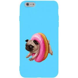 Придбати Чехол-накладка TOTO Matt TPU 2mm Print Case Apple iPhone 6/6s #34 Dog Donat Sky Blue, image , характеристики, відгуки
