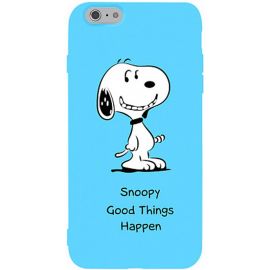 Придбати Чехол-накладка TOTO Matt TPU 2mm Print Case Apple iPhone 6/6s #64 Snoopy Sky Blue, image , характеристики, відгуки