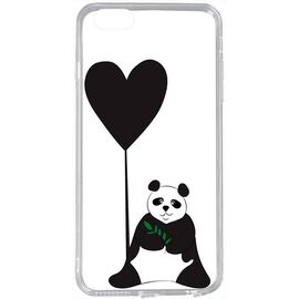Придбати Чехол-накладка TOTO Acrylic+TPU Print Case Apple iPhone 6/6s #53 Panda B Transparent, image , характеристики, відгуки