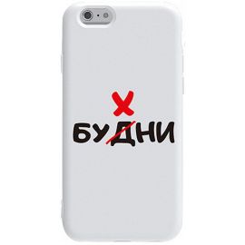 Купить Чехол-накладка TOTO Pure TPU 2mm Print Case Apple iPhone 6/6s #73 Buhni White, фото , характеристики, отзывы