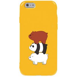 Купить Чехол-накладка TOTO Pure TPU 2mm Print Case Apple iPhone 6/6s #13 Bears Yellow, фото , характеристики, отзывы