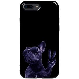 Купить Чехол-накладка TOTO Pure TPU 2mm Print Case Apple iPhone 7 Plus/8 Plus #80 Cooldog Black, фото , характеристики, отзывы