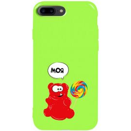 Купить Чехол-накладка TOTO Pure TPU 2mm Print Case Apple iPhone 7 Plus/8 Plus #14 Valera Candy Green, фото , характеристики, отзывы